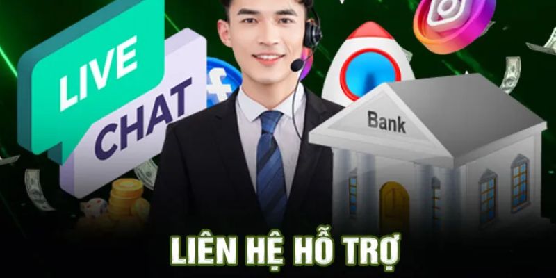 Liên hệ với nhà cái khi cần giúp đỡ 