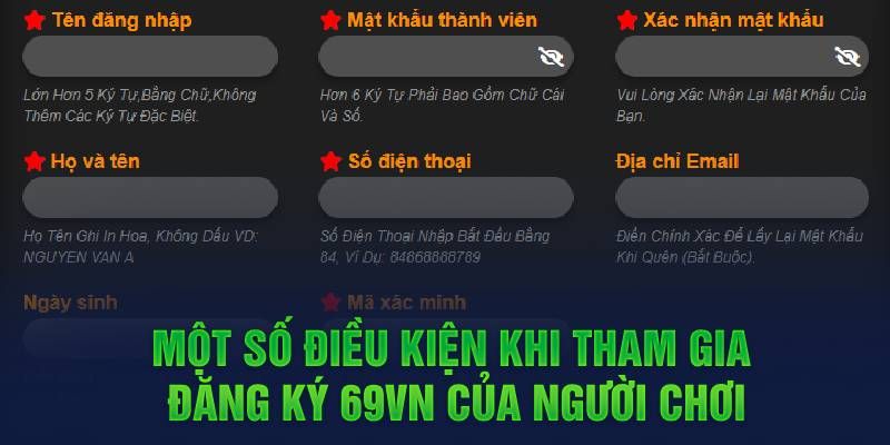 Điều kiện đăng ký 69VN mà bạn nên biết